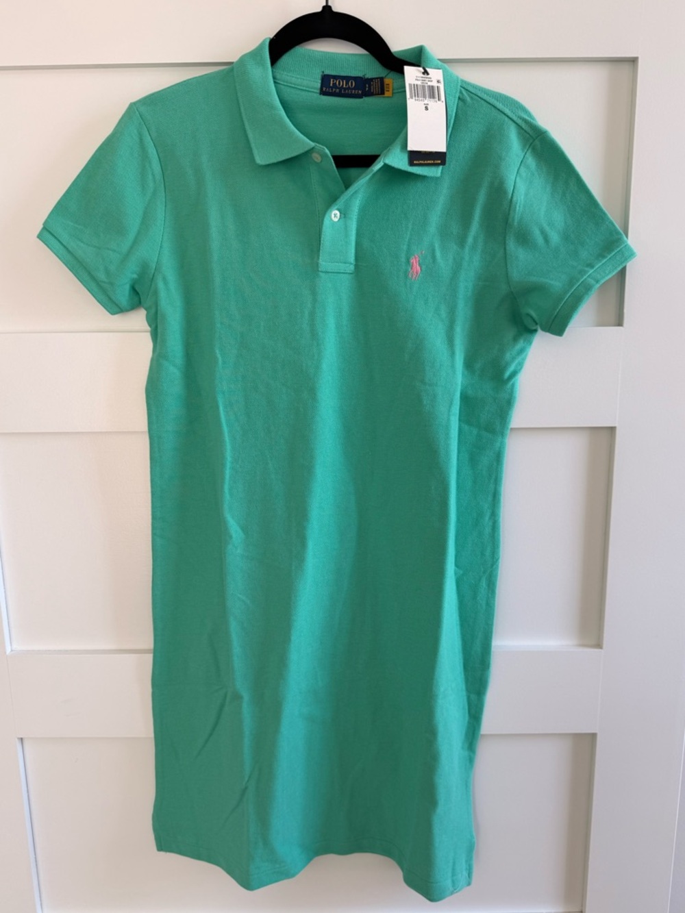 NWT Cotton Mesh Polo Dress